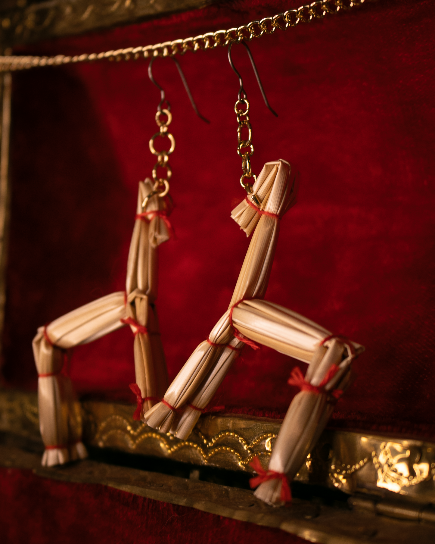 Yule Goat Earrings