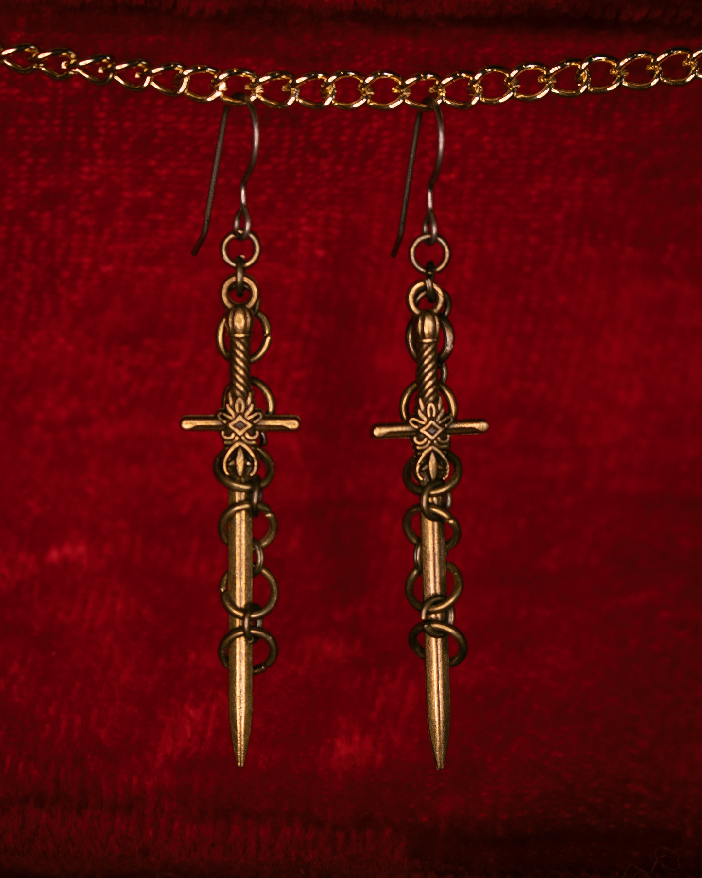 Ivy Sword Earrings