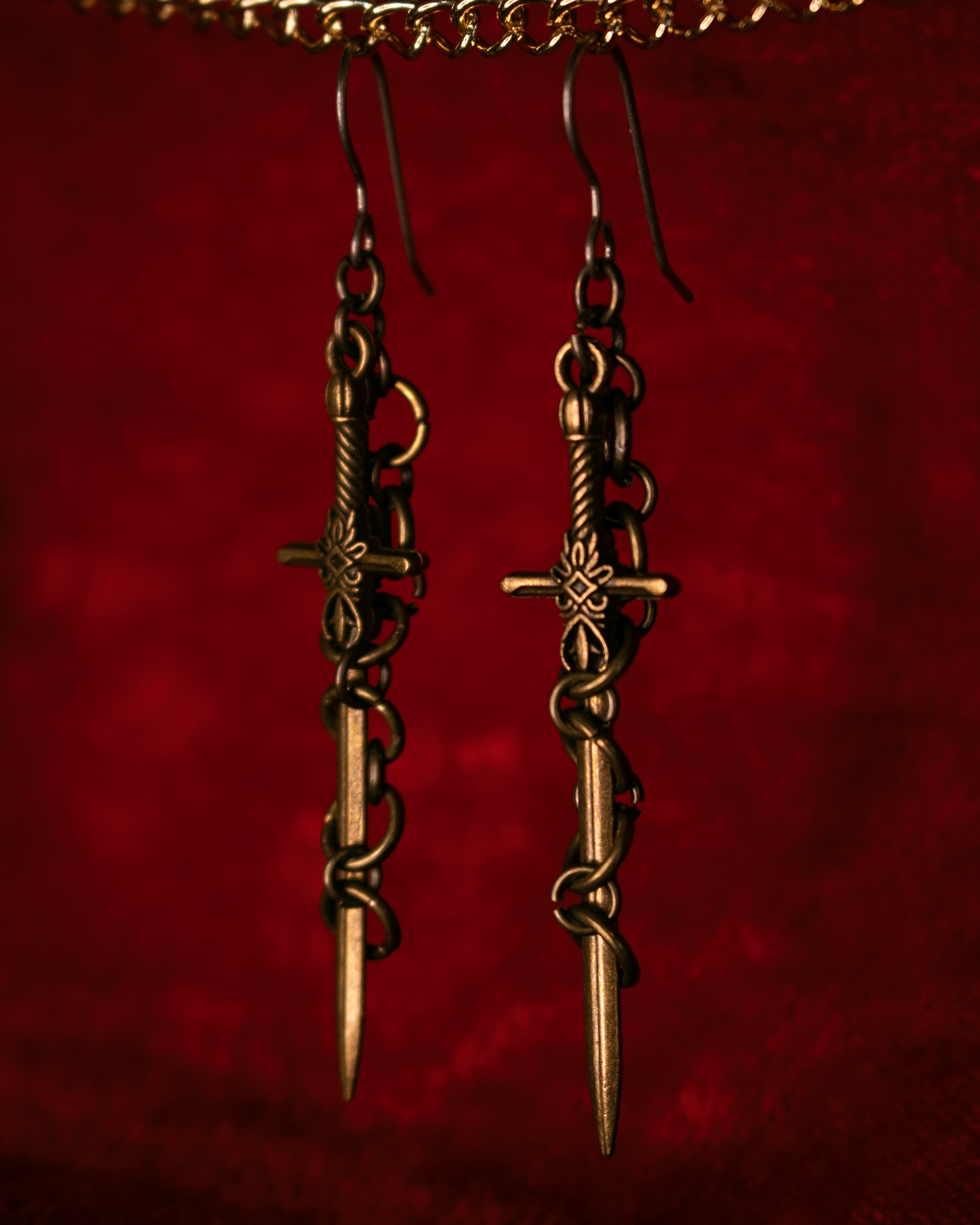 Ivy Sword Earrings