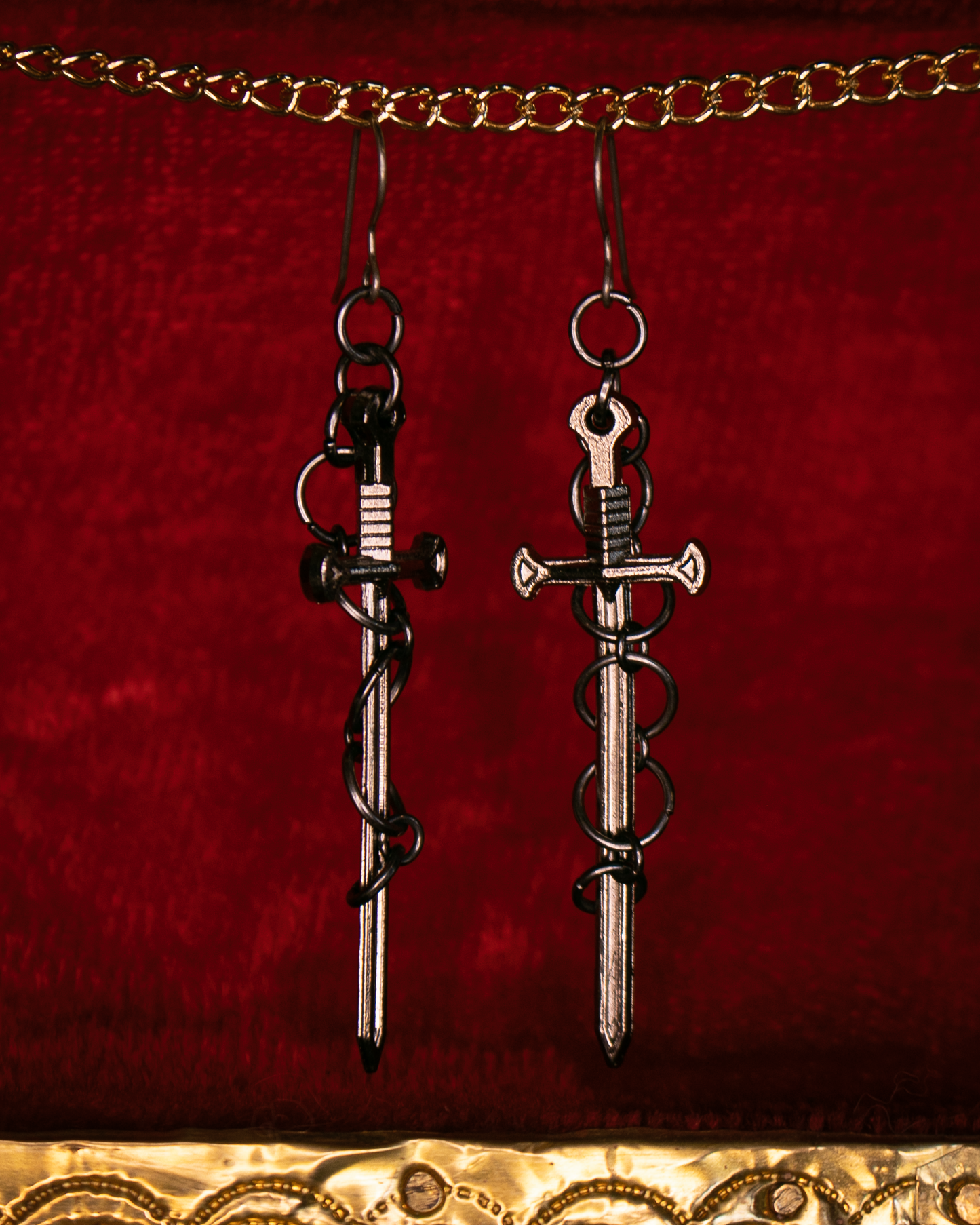 Ivy Sword Earrings