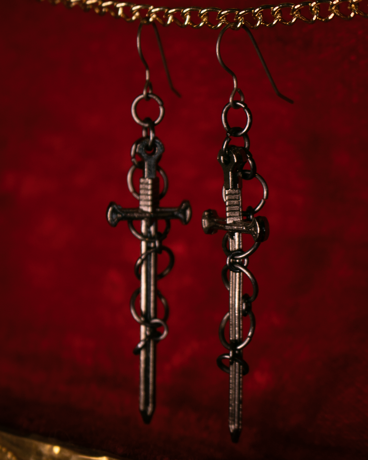 Ivy Sword Earrings