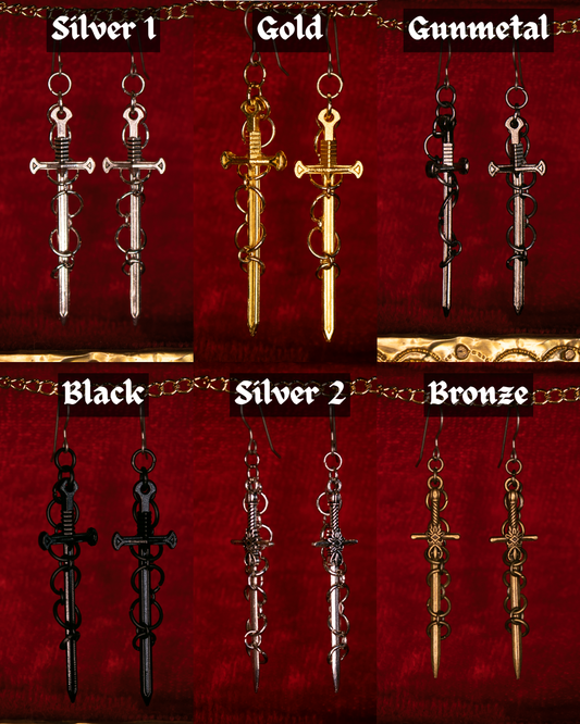 Ivy Sword Earrings