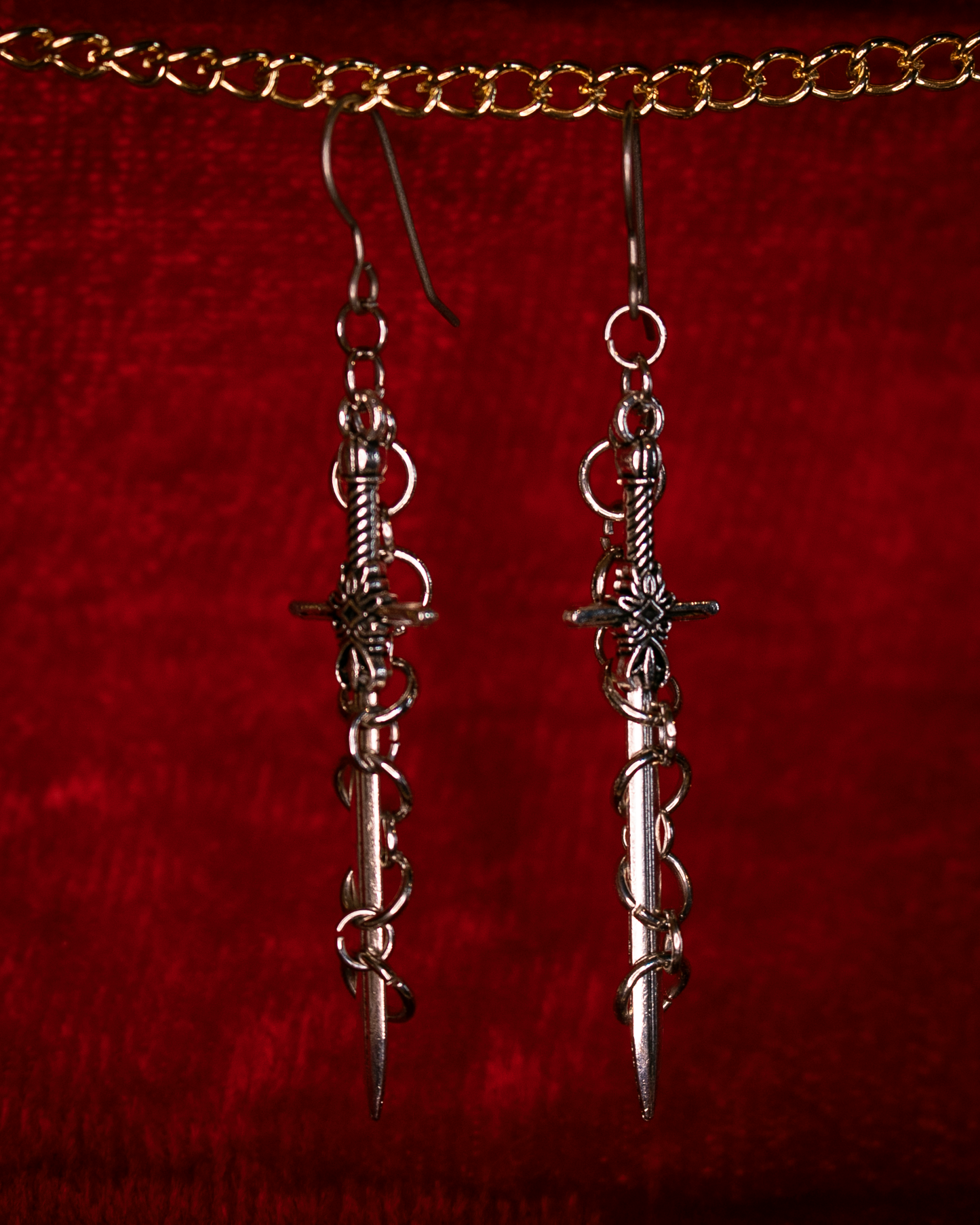 Ivy Sword Earrings