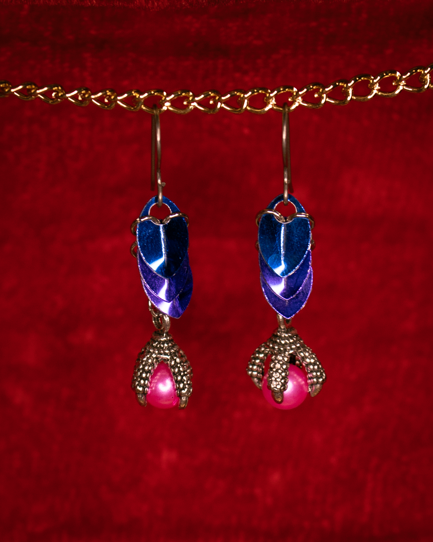 Scale and Claw Earrings