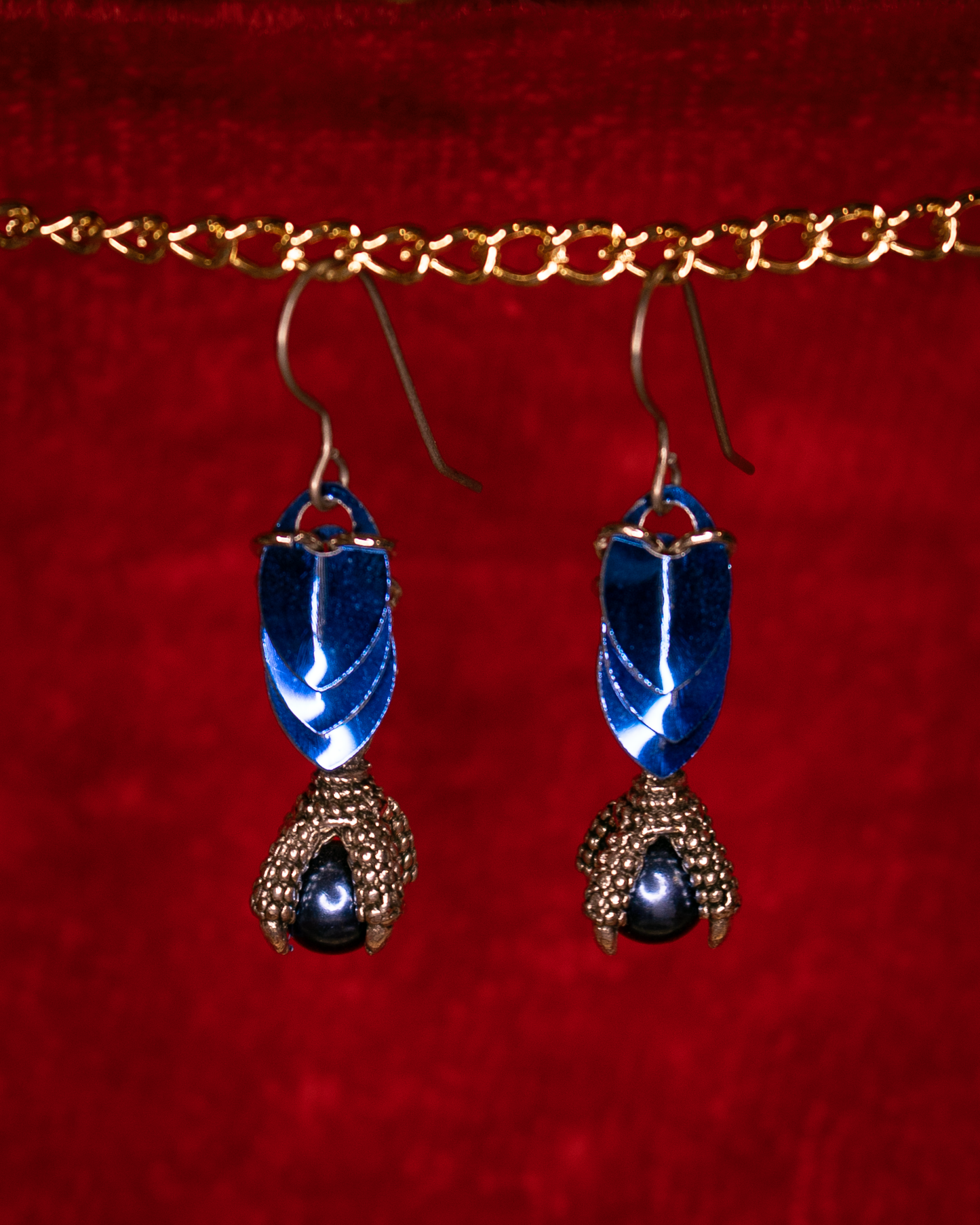 Scale and Claw Earrings