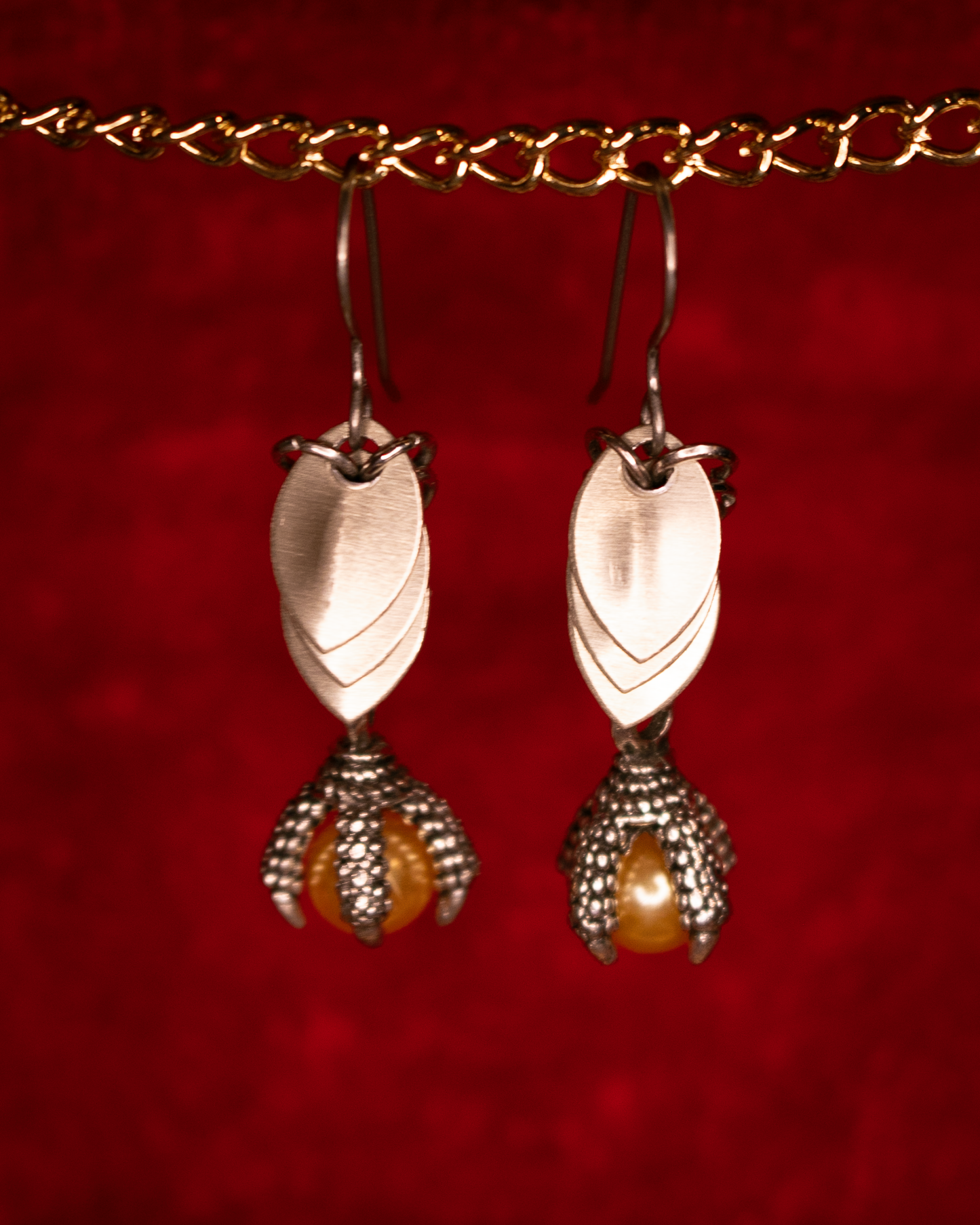 Scale and Claw Earrings
