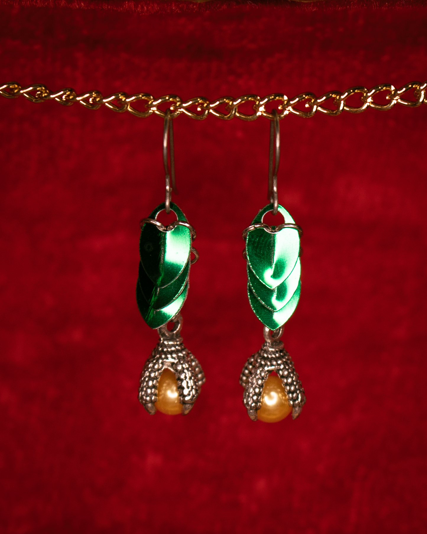 Scale and Claw Earrings