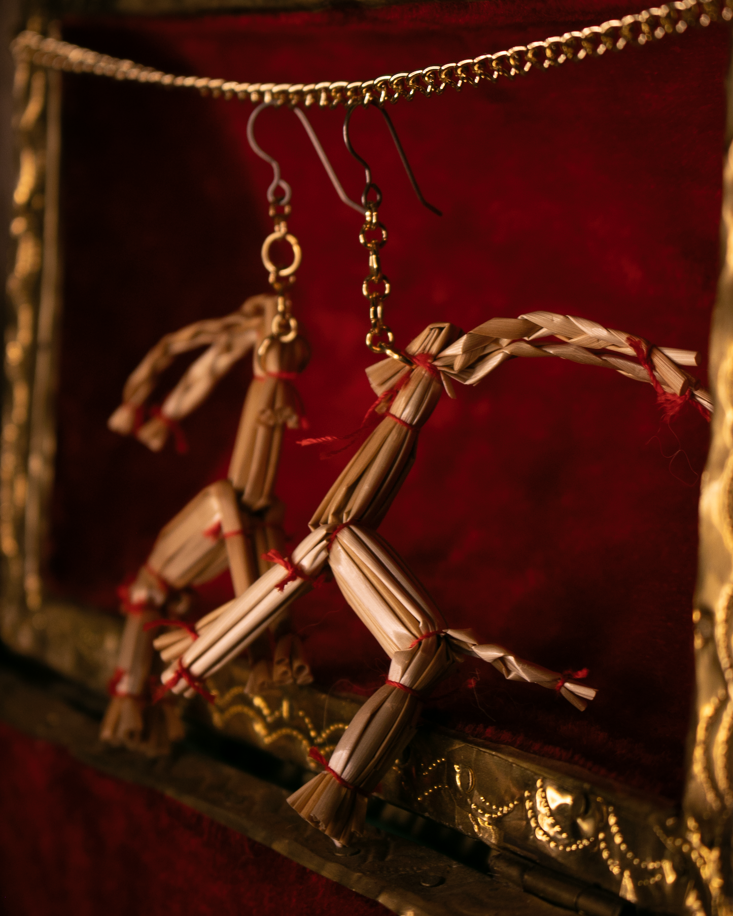 Yule Goat Earrings