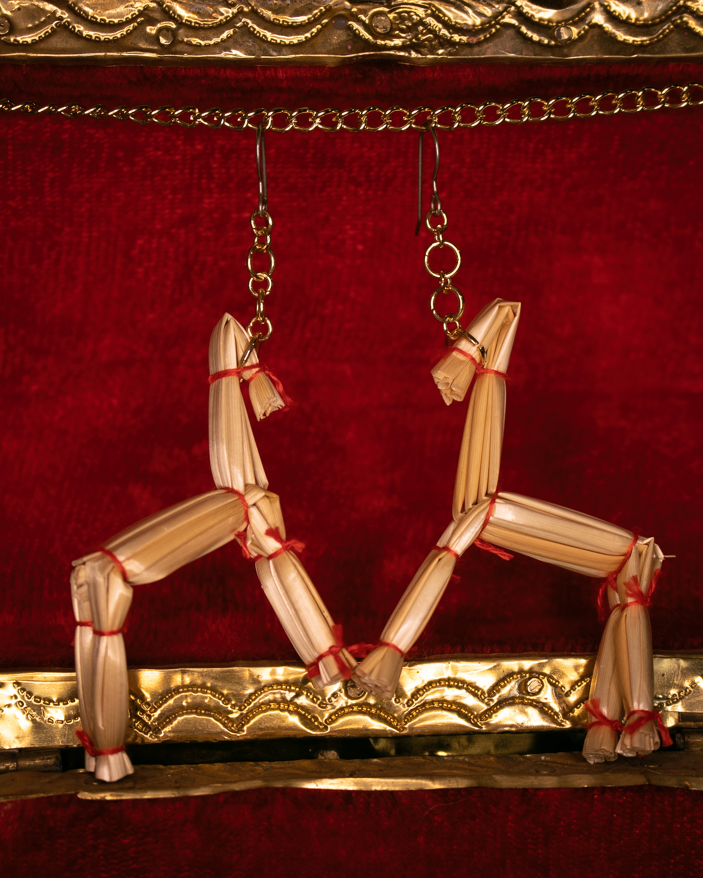 Yule Goat Earrings