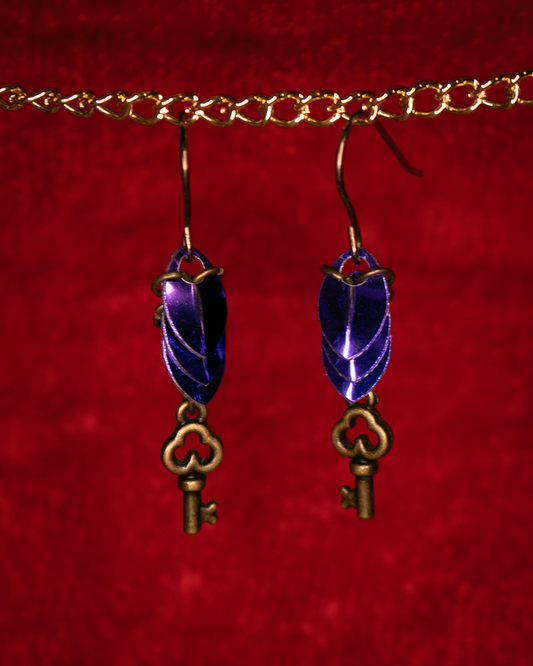 Scale and Key Earrings