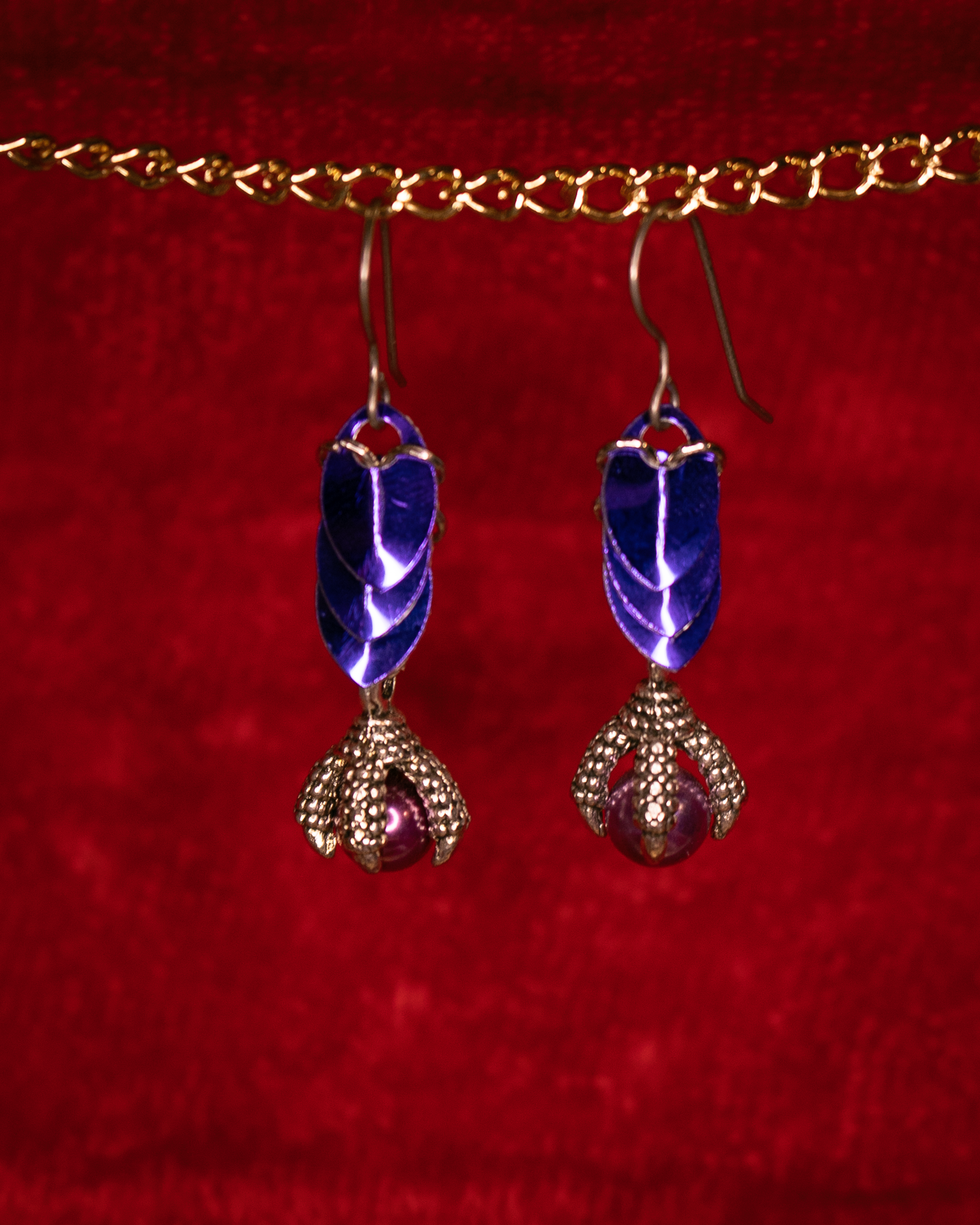 Scale and Claw Earrings