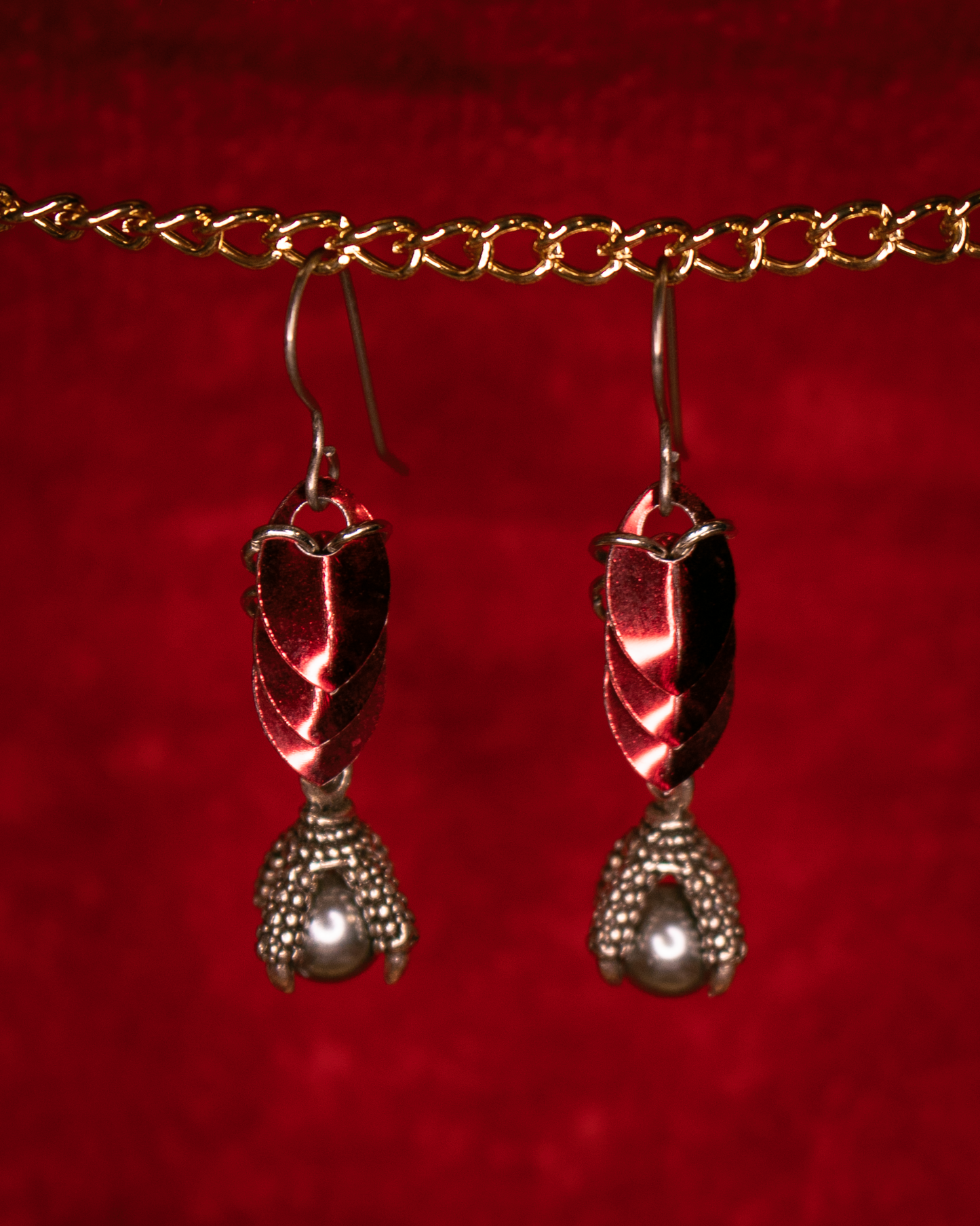 Scale and Claw Earrings